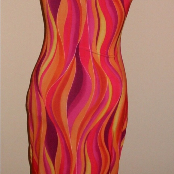 NWOT MINI COLORFUL DRESS,SZ SMALL - Picture 4 of 4